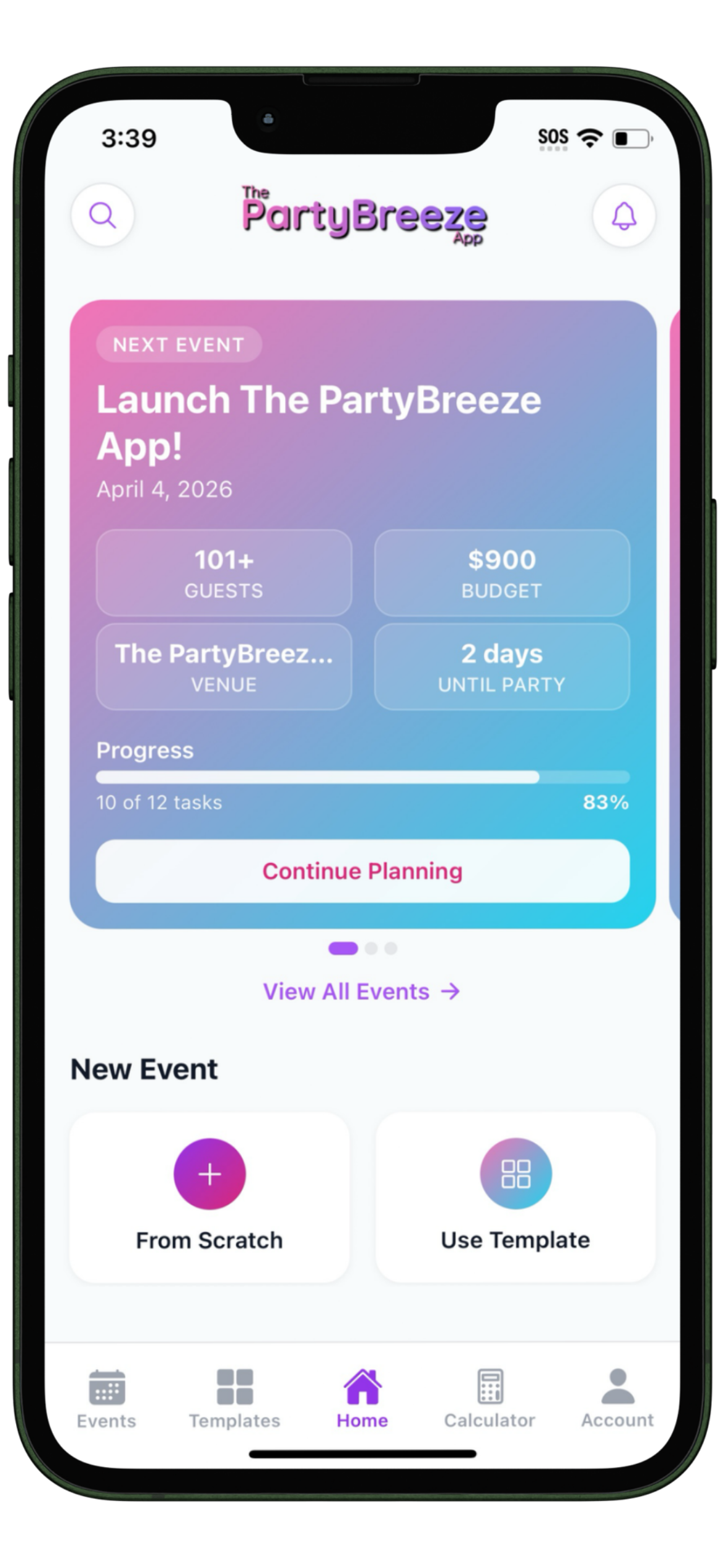 The PartyBreeze App
